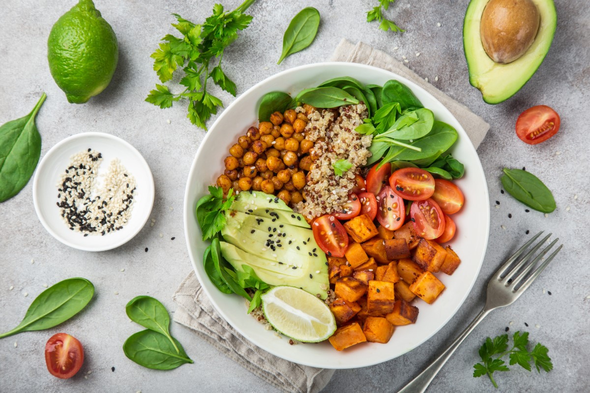 Vegetarisk poke bowl