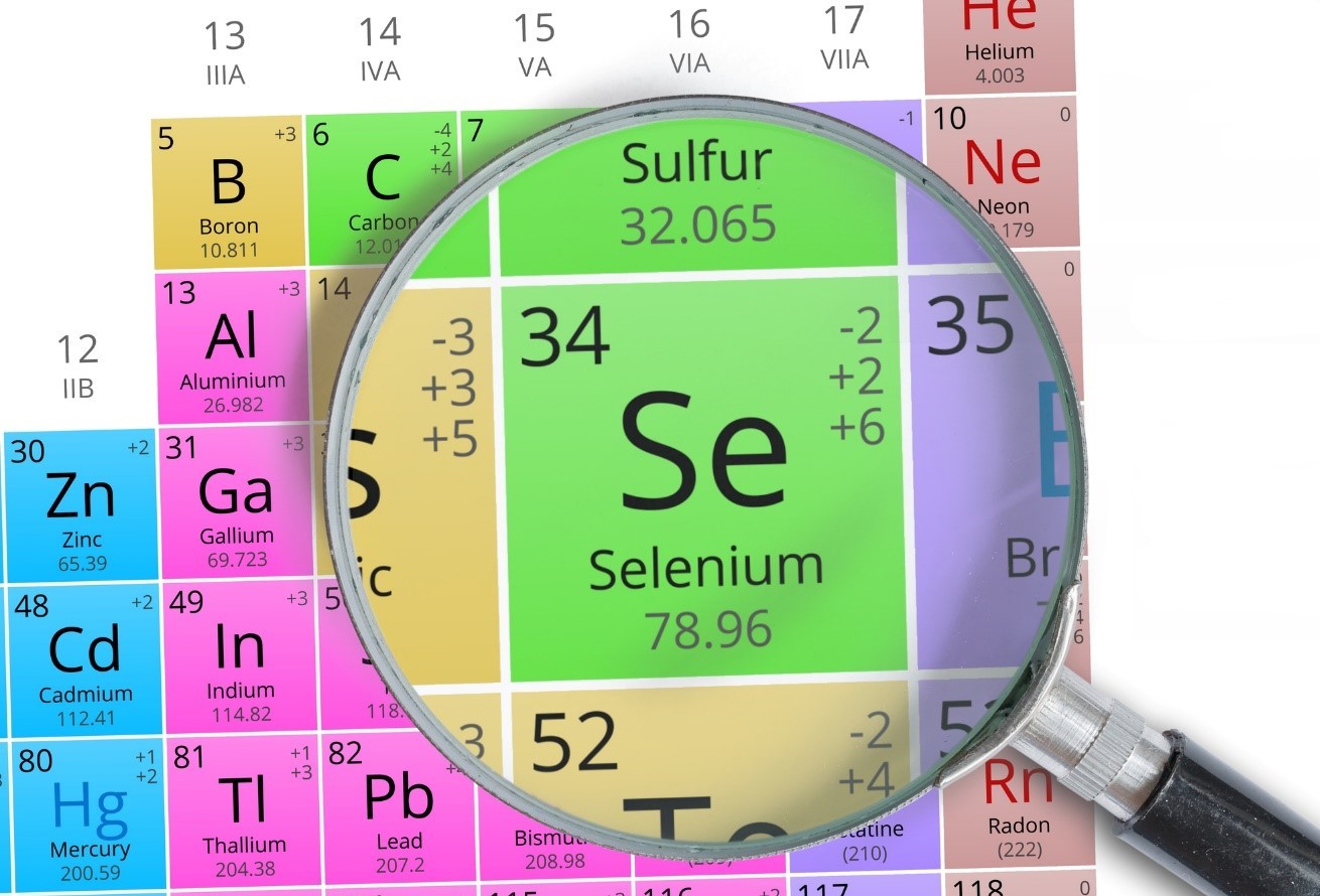 Selen i det periodiska systemet för kemiska grundämnen