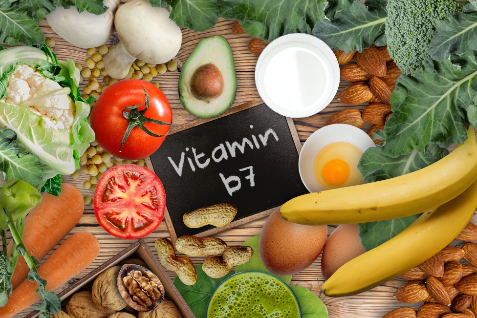 Naturliga källor till vitamin B7 (biotin) i kosten