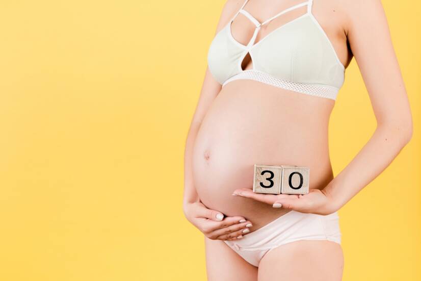 Gravid i 30:e veckan. Blir jag större för varje dag?