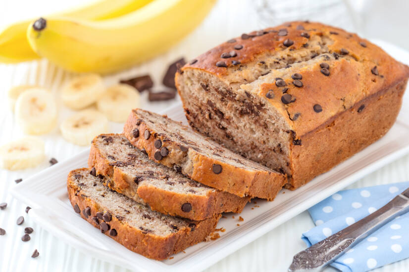 Recept på gott och nyttigt bananbröd